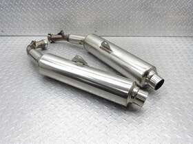 18300-mbb-003 Honda 2004 01-05 Vtr1000f Superhawk Oem Exhaust Mufflers Pipes Silencers Cans