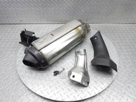 18310-mks-at0 Honda 2021 20-21 Africa Twin Crf1100 Oem Exhaust Muffler Pipe Silencer Cover Lot