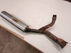 18310-ml7-405 Honda Interceptor Vfr700f Vfr750f Right Muffler Fits 1986-1987