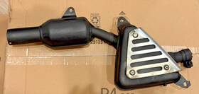 18315-391-670 Honda 1976 - 1978 Xl175 Xl 175 Oem Muffler Exhaust Heat Shield Muff Protector