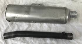 18330-ka4-830 Honda Cr250 Rear Exhaust Muffler 1985 Used Oe Part P/n