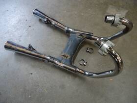 18330-mc9-670 Honda 82-86 Nighthawk Cb450 Exhaust Muffler Header Pipes Comp Oem Cm450 Cb450sc