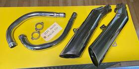 18330-mj8-671 Honda Hmmj8 Chrome 1984 And 1985 Vf500c 500 Magna V30 Oem Left Right Muffler Exhaust