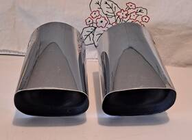 18336-mca-003 Honda Goldwing Gl1800 Right And Left Exhaust Muffler Pipe Tail Piece Tips Oem Good