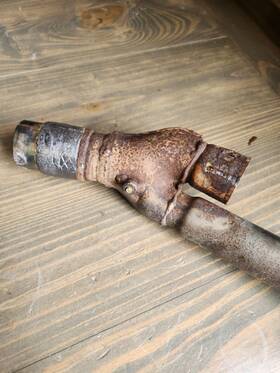 18370-ml8-003 Honda 1987 Goldwing Gl1200 Aspencade Right Rear Exhaust Pipe