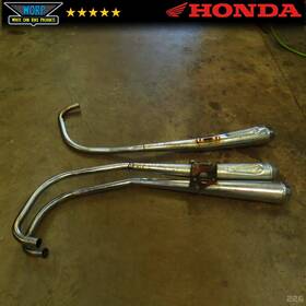 18400-405-000 Honda 1978 Cb750k 750 Four Exhaust Muffler Tail Pipe Silencer Set 3 77-78