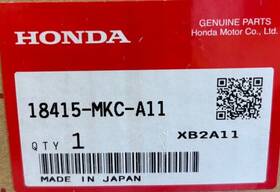 18400-mkc-a00 Honda 18415-mkc-a01 18-21 Goldwing Gl1800 Gl 1800 Genuine Left Exhaust Muffler Cover Black