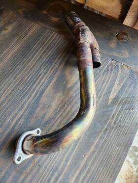 18470-ml8-003 Honda 1987 Goldwing Gl1200 Aspencade Left Rear Exhaust Pipe