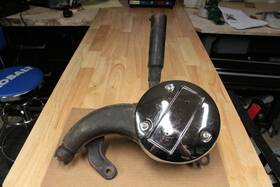 2u7-14710-00 Honda Lb50 Oem Muffler Assembly P3641