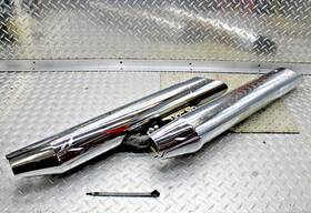 7812765 Honda 2003 Vtx1800s - Oem Exhaust Pipe Muffler Dual Silencers