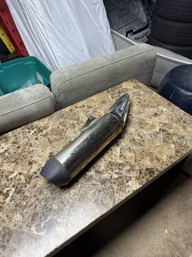 K33-d01-mkct Honda 2013-17 Cb500 Cb500f Cb500x Oem Exhaust Muffler Pipe Silencer Has Dents