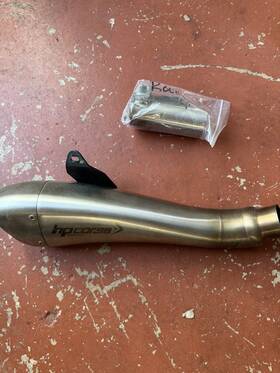 Xduhym797s-ab Hp Corse A6840 Exhaust Hydroform Satin Ducati Monster 797 2017 2019