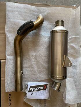 Yat700sp1300ht-ab Hp Corse Yamaha Tenere 700 High Mount Exhaust