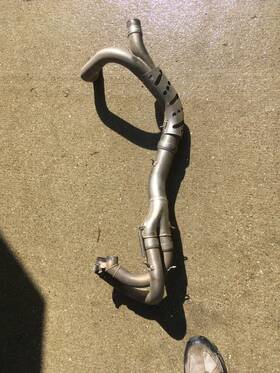 20211 Husqvarna Oem 20215/20206/20211 Wxe/wxc/te / Tc 350/410/610 Exhaust Mid Section 1993-98 Used