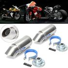 Hut394593 Matcc Universal Motorcycle Stainless Exhaust Muffler Pipe Dirt 6216809917591
