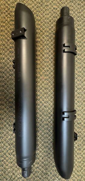 1263260-266 Indian 1263259-266 Oem Motorcycle Touring Exhaust Set Matte Black 1263259-266/1263260-266