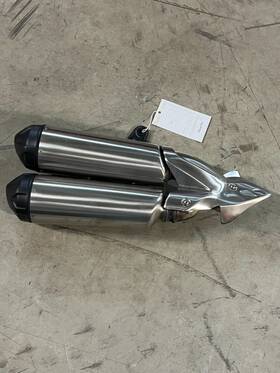 1263792 Indian 2023-2024 Ftr Oem Slip On Exhaust Muffler With Heat Shield -