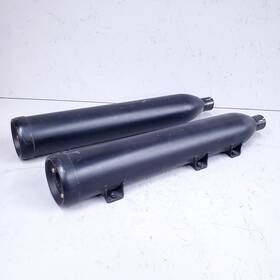 126908-266 Indian Scout Bobber Oem Mufflers Black Rogue 18-24