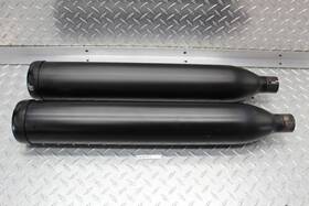 4936251 Indian 2020 Scout Bobber Black Exhaust Mufflers