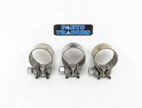 7081179 Indian Genuine Victory/indian Exhaust/muffler Clamp Set Of 3 Chief Scout Hammer
