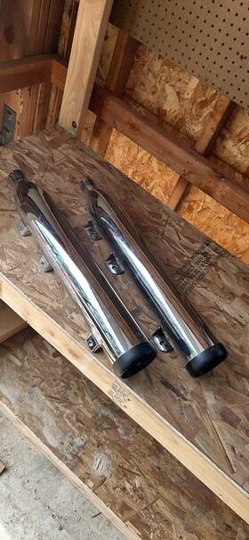 Imc-300 Indian Motorcycle Slip On Mufflers X2