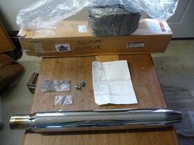 37-162 Indian Motorcycle-gilroy Chief 02-03 Oem Stock Original Muffler Low Miles Excellent Shape