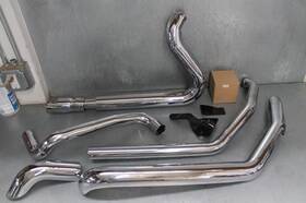 Fm-09-flh Jackpot Harley Davidson Hd0065 Freedom Performance 2017 Dresser True Dual Head Pipes