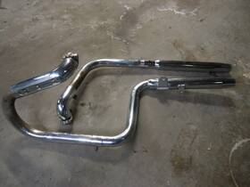 14-1801 Jardine 83-85 Honda Shadow Vt700 Exhaust Header Pipes Left Right Muffler 14 1801