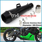 Je0084c Exhaust Muffler Steel Pipe Slip On Racing Street Bike Motorcycle