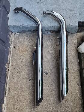 11054-0122 Kawasaki 2006-2008 Vulcan 900 Vn Classic Custom Exhaust Muffler Header Pipes