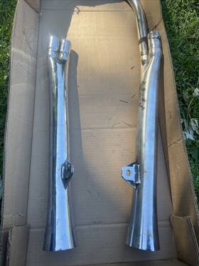 18001-1064 Kawasaki 1977-1980 Kz1000 Ltd B1-b4 Oem Left And Right Muffler Exhaust Silencers