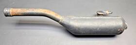 18001-1066 Kawasaki 1979 - 1980 Kx 80 Exhaust Muffler Silencer Kx80 Pipe