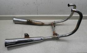 18001-1296 Kawasaki 81-82 Csr Kz305b Stock Exhaust System Mufflers Pipes / 1297