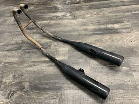 18001-1724 Kawasaki 1989-2004 Ex250 250 Ninja Oem Left Right Muffler Exhaust Head Pipe #2a