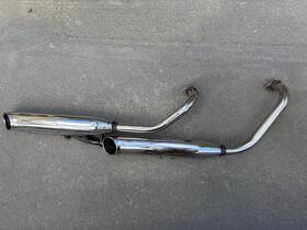 18001-1932 Kawasaki 18001-1932/1933 95-05 Vn800 Vulcan. Used Oem Muffler Set Front And Rear
