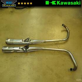 18001-225 Kawasaki Genuine Oem 74-78 Kz400 Exhaust Mufflers Headers Pipes Set Left Right