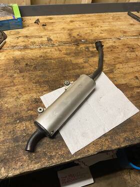 18100-1068 Kawasaki 1996 Kx125 Kx 125 Oem Muffler Exhaust Silencer