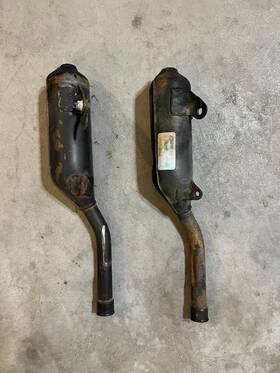 49099-1009 Kawasaki Kx80 A1 B1 1979 Exhaust Pipe Silencer Muffler