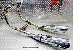 7811489 Kawasaki 1985 454 Ltd Oem - Exhaust Pipe Muffler Slip On Can Silencer W Headers
