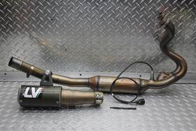 7814605 Kawasaki 2024 Ninja Ex500 Abs Leo Vince Exhaust Muffler Without Em Header And O2 Sensor