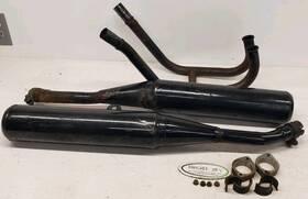 18049-1431 Kawasaki Bjr#5013 1988-2007 Ninja 250r Exhaust Header Mufflers With Hardware #18049-1431