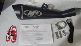 Ka9902-gp19 Kawasaki M4 Exhaust Slip-on 16-20 Zx-10r Used