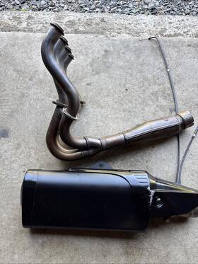 Khik623 Kawasaki 2017 Ninja Zx6r Rear Muffler And Front Header Pipe Great Condition