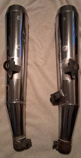 Kaw2921100 Kawasaki Uspt315636 Zr1100 Zr 1100 Zephyr Rt/lt Exhaust End Can Silencer Muffler