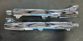 027-7281 Kerker 65281-92 Exhaust Mufflers Harley 1340 Evo Fxr Flh Fxd Softail