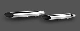 1801-0148 Khrome Werks 07-17 Harley Flstc / Fxst Fxcw Fxsb Softail 3 Inch Slip-on Mufflers
