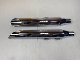 1801-1052 Khrome Werks 44290 Mufflers Bologna 3 Inch Sound Control 07-12 Harley Flstn Flstsb