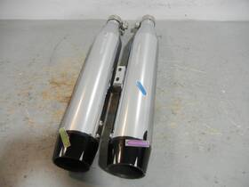 202500 Khrome Werks 2018-2024 Hd Softail Fat Boy 114 3.5 Inch Mufflers Set Used