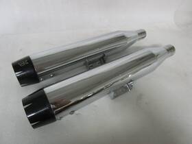 202520 Khrome Werks 18-24 Harley Heritage Classic / Deluxe Softail Slip-on Mufflers