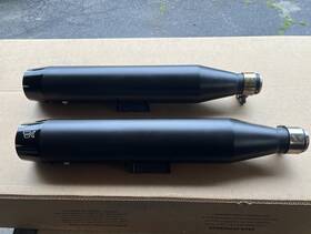 Ft18-24 Khrome Werks 202600 - 202620 3.5 Inch Slip-on Mufflers Black Heritage Classic